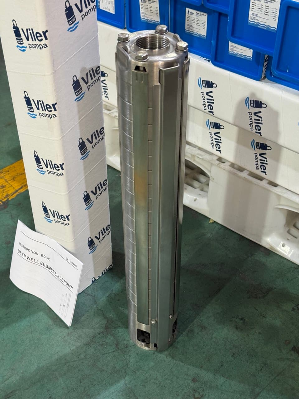 4 inç Paslanmaz Çelik Dalgıç Pompalar (4SP Serisi) — Sadece Pompa - 4